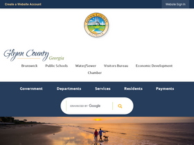 'glynncounty.org' screenshot