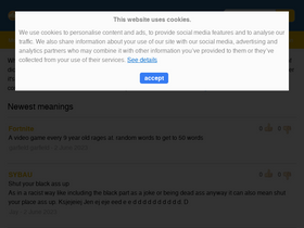 'dictionary.university' screenshot