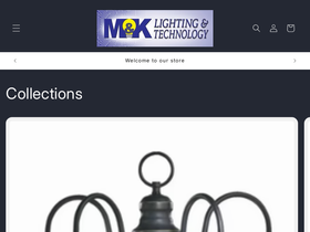 mklighting.net homepage screenshot