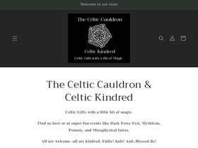 celtickindred.com homepage screenshot