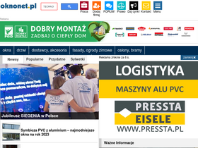 'oknonet.pl' screenshot