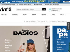 'dafiti.com.co' screenshot