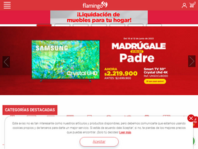 'flamingo.com.co' screenshot