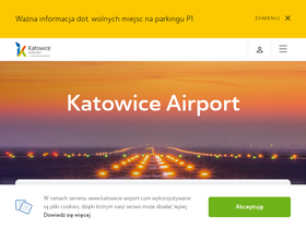 'katowice-airport.com' screenshot