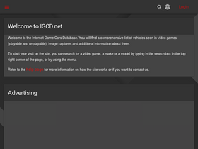 'igcd.net' screenshot