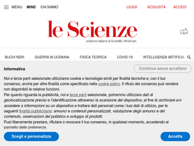 'lescienze.it' screenshot