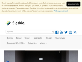 'sejmik.slaskie.pl' screenshot