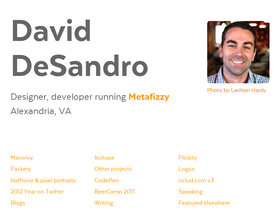 'desandro.com' screenshot