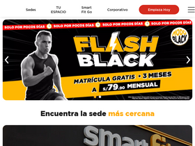 'smartfit.com.pe' screenshot