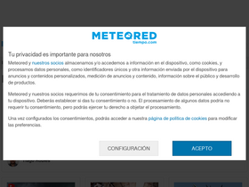 'tiempo.com' screenshot