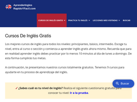 'aprenderinglesrapidoyfacil.com' screenshot