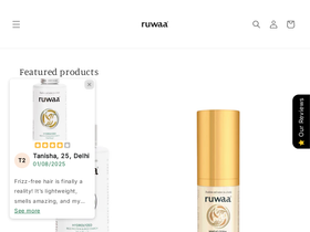 Ruwaa homepage screenshot