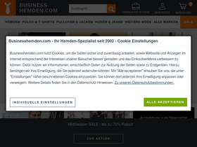 'businesshemden.com' screenshot