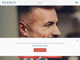 'alerus.com' screenshot