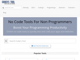 'coderstool.com' screenshot