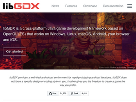 'libgdx.com' screenshot