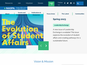 'naspa.org' screenshot