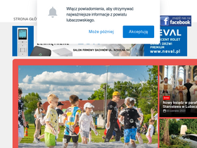 'zlubaczowa.pl' screenshot