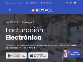 'keyfacil.com' screenshot