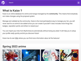 'kaize.io' screenshot