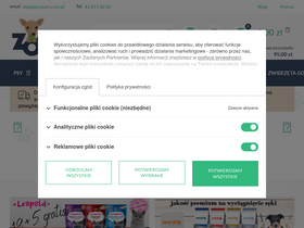 'zooart.com.pl' screenshot