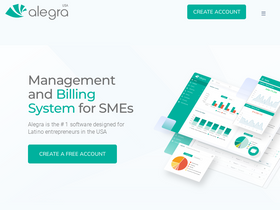 'alegra.com' screenshot