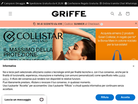 'profumeriegriffe.com' screenshot
