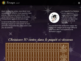 'tirage.net' screenshot