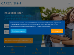'care-vision.de' screenshot
