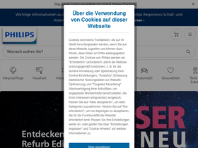 'philips.de' screenshot