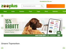 'zooplus.de' screenshot