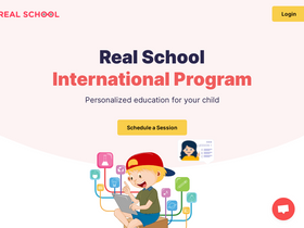 'therealschool.in' screenshot