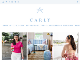 'carlyriordan.com' screenshot