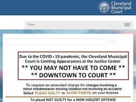 'clevelandmunicipalcourt.org' screenshot