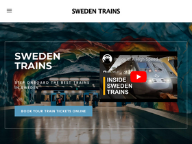 'swedentrains.com' screenshot