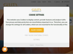'gelita.com' screenshot