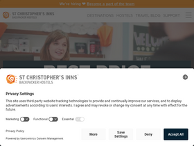'st-christophers.co.uk' screenshot