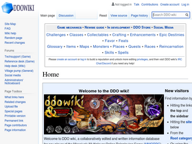 'ddowiki.com' screenshot
