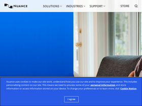 'nuance.com' screenshot
