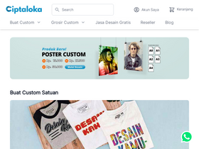 'ciptaloka.com' screenshot