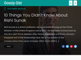 'gossipgist.com' screenshot