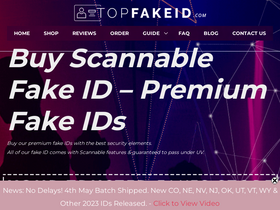 'topfakeid.com' screenshot