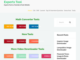 'expertstool.com' screenshot