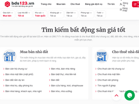 'bds123.vn' screenshot