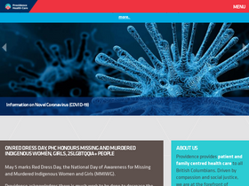 'providencehealthcare.org' screenshot