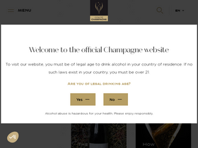 'champagne.fr' screenshot