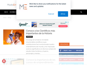 'modoemprendedor.com' screenshot