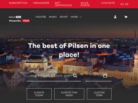 'plzenskavstupenka.cz' screenshot