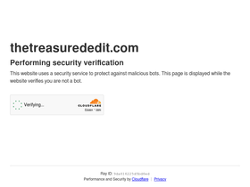 thetreasurededit.com homepage screenshot