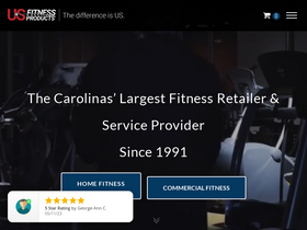 US Fitness Products website screenshot